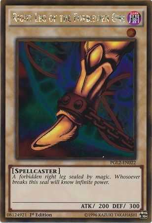tvni PGL2-EN022 - Right Leg of the Forbidden One - Gold Rare