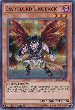 tvni DUSA-EN022 Darklord Ukoback Ultra rare