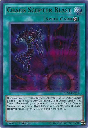 tvni DUSA-EN025 Chaos Scepter Blast Ultra rare
