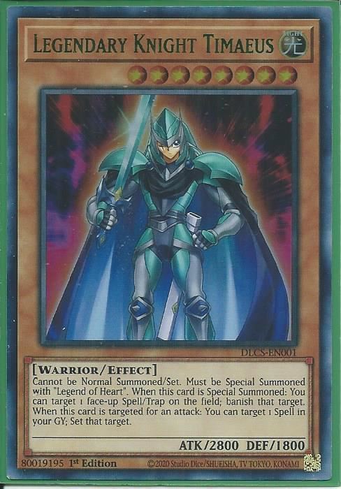 DLCS-EN001G Legendary Knight Timaeus – Ultra Rare GREEN