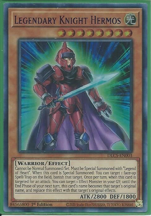 DLCS-EN003P Legendary Knight Hermos – Ultra Rare PURPLE