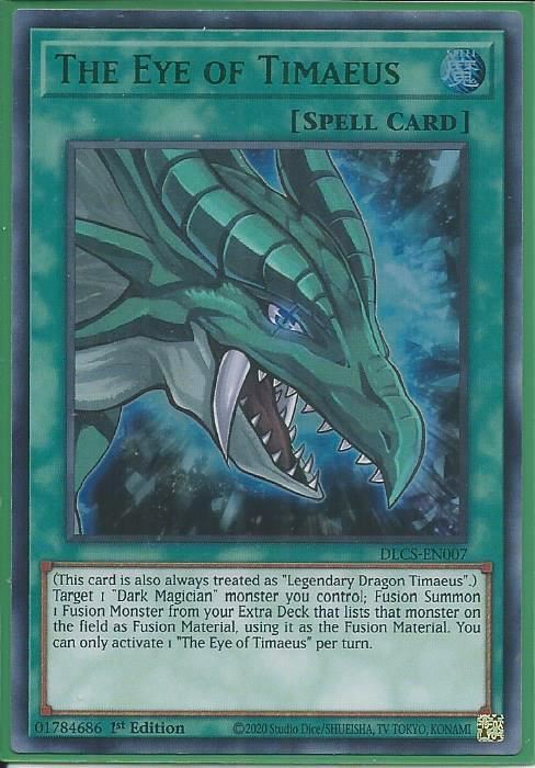 DLCS-EN007G The Eye of Timaeus – Ultra Rare GREEN
