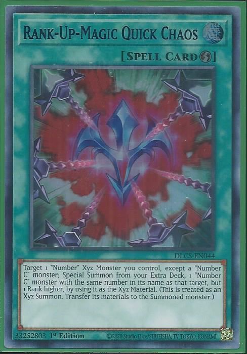 DLCS-EN044B Rank-Up-Magic Quick Chaos – Ultra Rare BLUE