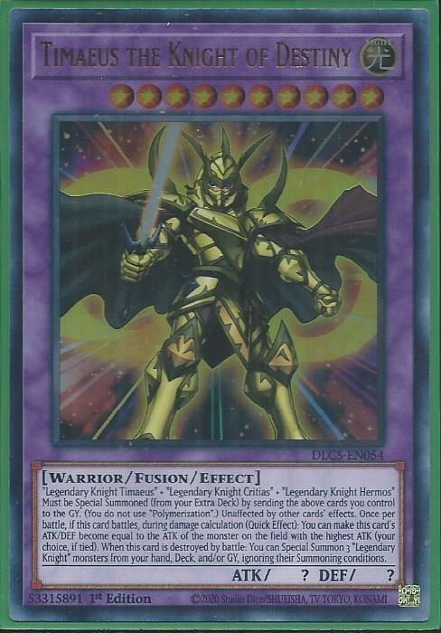 DLCS-EN054 Timaeus the Knight of Destiny Ultra Rare