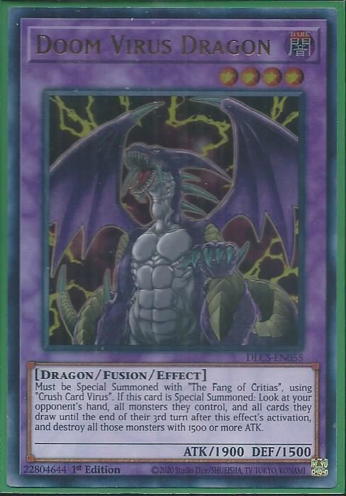 DLCS-EN055 Doom Virus Dragon Ultra Rare