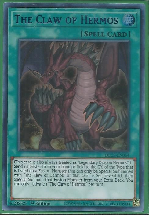 DLCS-EN064B The Claw of Hermos – Ultra Rare BLUE
