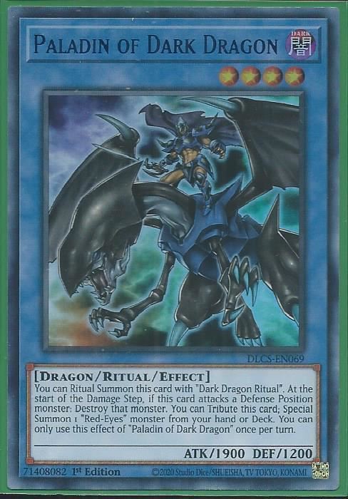 DLCS-EN069B Paladin of Dark Dragon – Ultra Rare BLUE