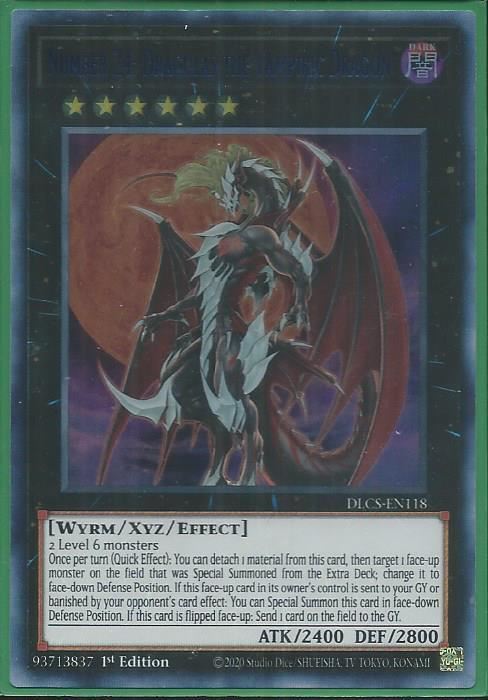 DLCS-EN118B Number 24: Dragulas the Vampiric Dragon – Ultra Rare BLUE