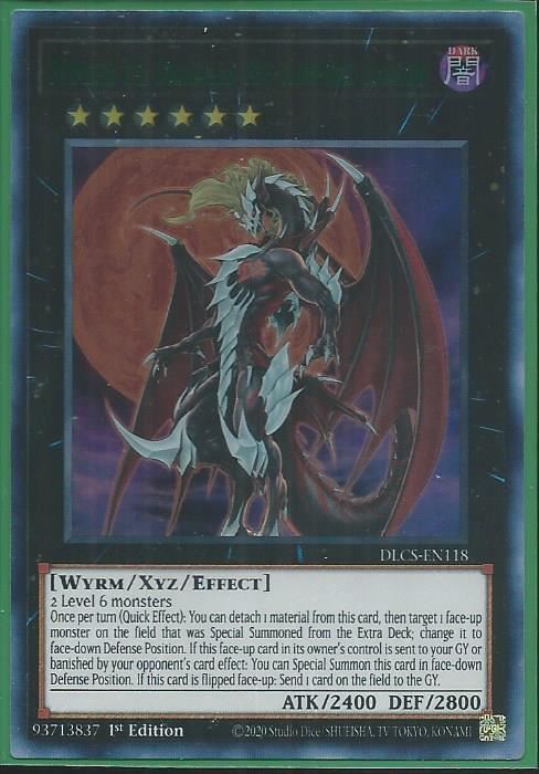 DLCS-EN118G Number 24: Dragulas the Vampiric Dragon – Ultra Rare GREEN