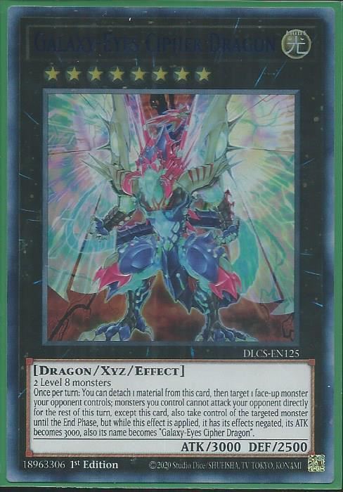 DLCS-EN125B Galaxy-Eyes Cipher Dragon – Ultra Rare BLUE