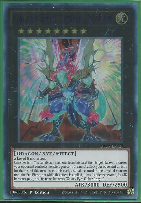 DLCS-EN125P Galaxy-Eyes Cipher Dragon – Ultra Rare PURPLE