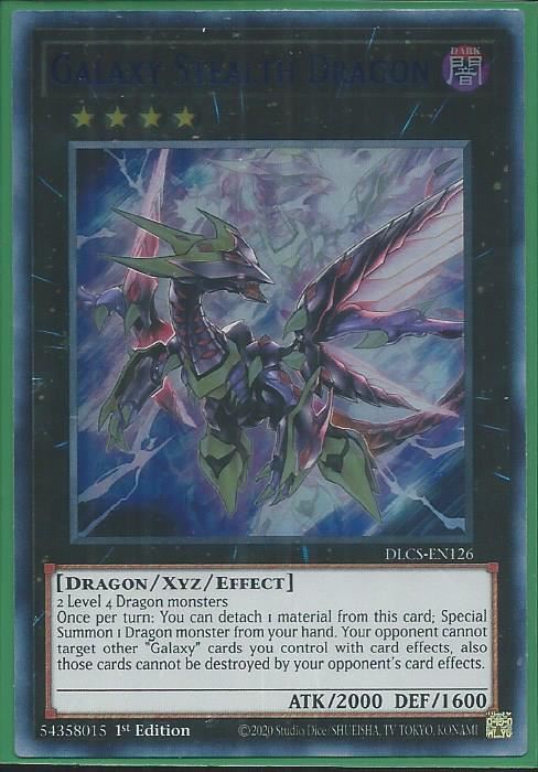 DLCS-EN126B Galaxy Stealth Dragon – Ultra Rare BLUE