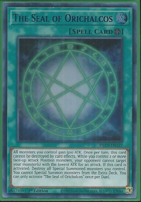 DLCS-EN137B The Seal of Orichalcos – Ultra Rare BLUE