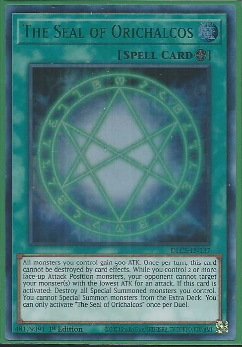 DLCS-EN137G The Seal of Orichalcos – Ultra Rare GREEN