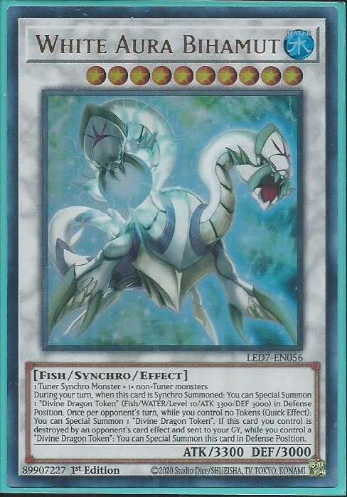 LED7-EN056 White Aura Bihamut – Ultra Rare