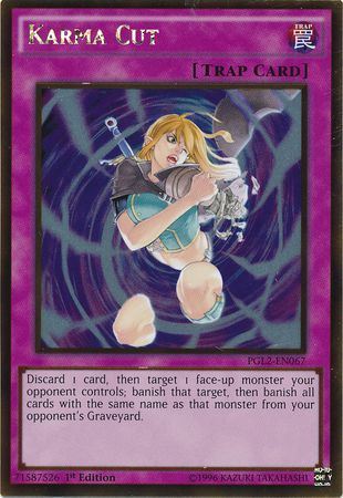 tvni PGL2-EN067 - Karma Cut - Gold Rare