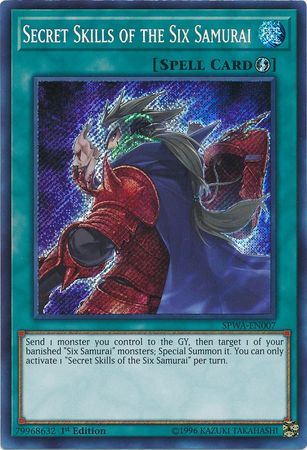 tvni SPWA-EN007 - Secret Skills of the Six Samurai - Secret Rare