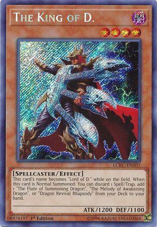 tvni LCKC-EN107 - The King of D. - Secret Rare
