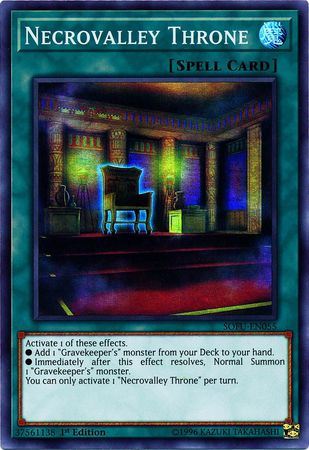tvni SOFU-EN055 - Necrovalley Throne - Super Rare