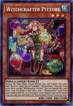 tvni INCH-EN015 - Witchcrafter Pittore - Secret Rare