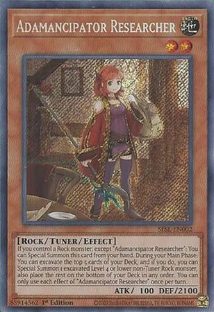 tvni SESL-EN002 - Adamancipator Researcher - Secret Rare