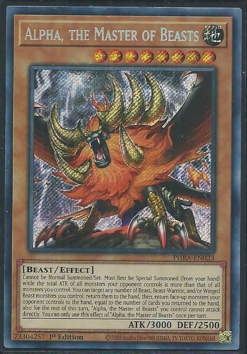 PHRA-EN023 - Alpha, the Master of Beasts - Secret Rare