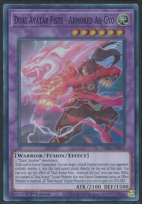 PHRA-EN032 Dual Avatar Fists - Armored Ah-Gyo Super Rare