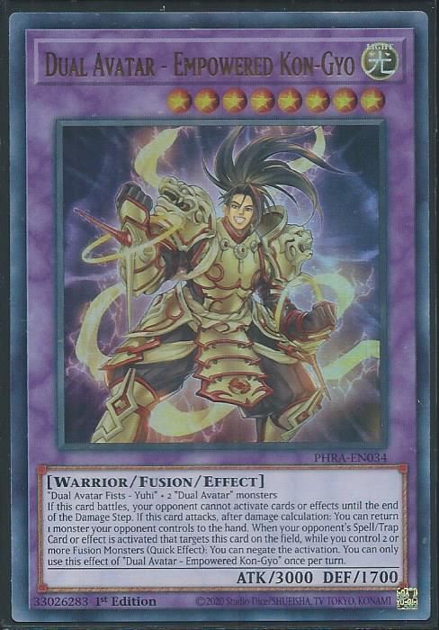 PHRA-EN034 Dual Avatar - Empowered Kon-Gyo Ultra Rare
