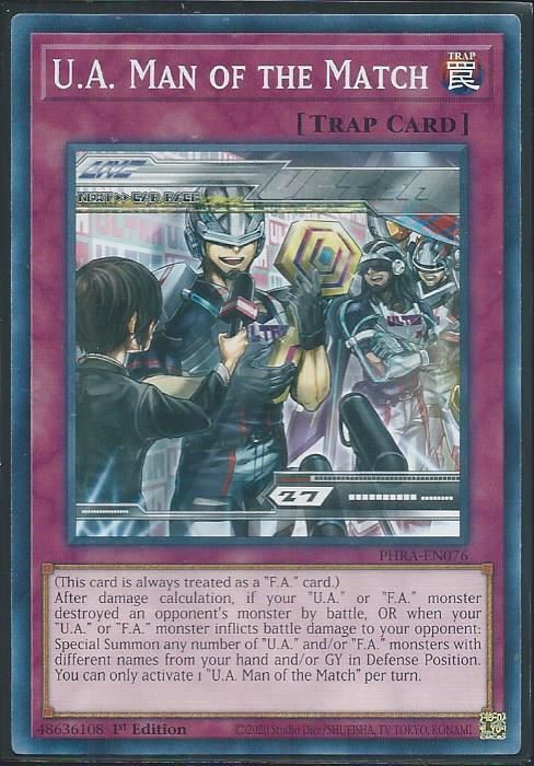 PHRA-EN076 U.A. Man of the Match Common