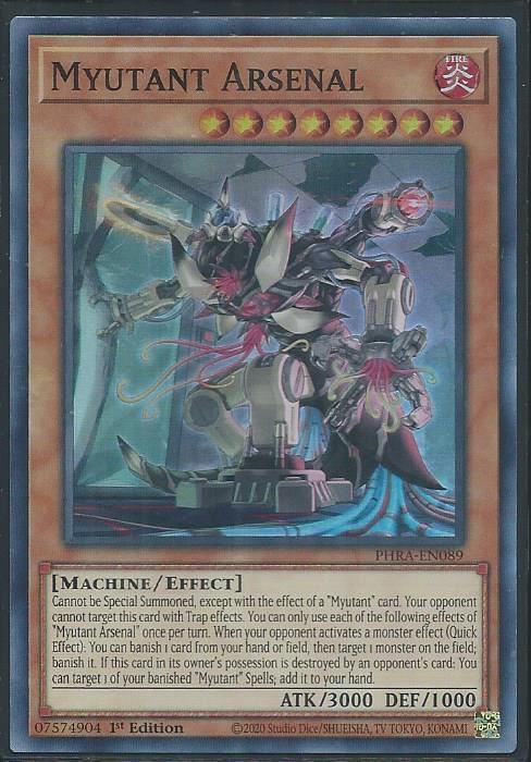 PHRA-EN089 Myutant Arsenal Super Rare