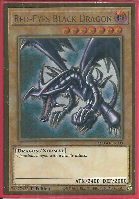 MAGO-EN003 Red-Eyes Black Dragon - Premium Gold Rare |