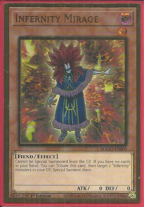 MAGO-EN005 Infernity Mirage - Premium Gold Rare