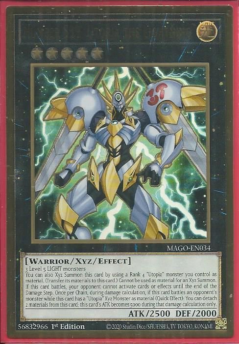 MAGO-EN034 Number S39: Utopia the Lightning - Premium Gold Rare |