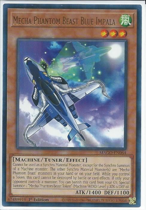 MAGO-EN064 Mecha Phantom Beast Blue Impala - Rare