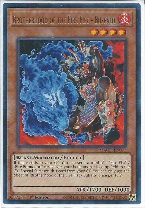 MAGO-EN071 Brotherhood of the Fire Fist - Buffalo - Rare