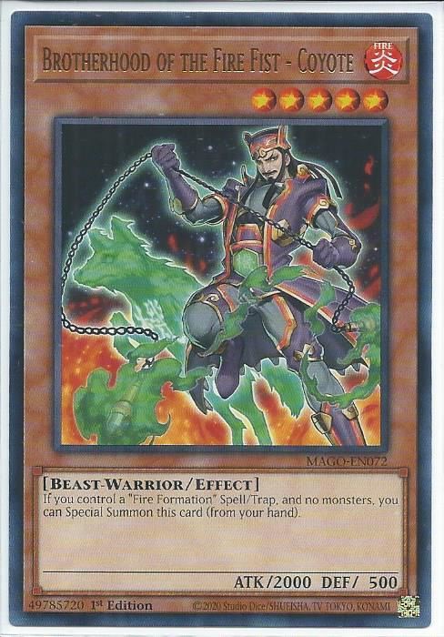 MAGO-EN072 Brotherhood of the Fire Fist - Coyote - Rare