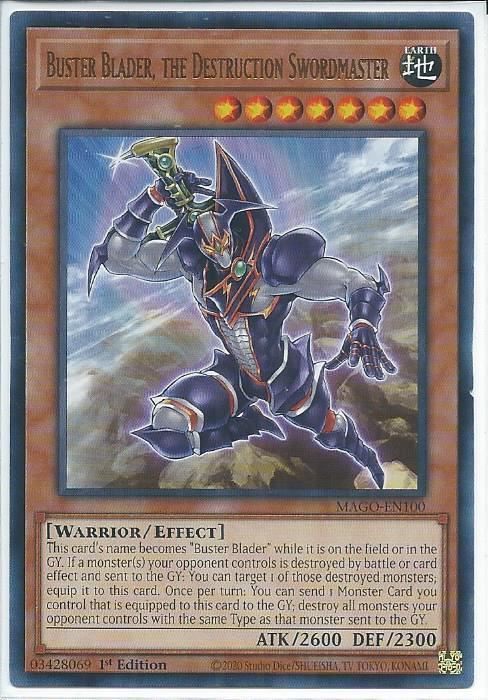 MAGO-EN100 Buster Blader, the Destruction Swordmaster - Rare