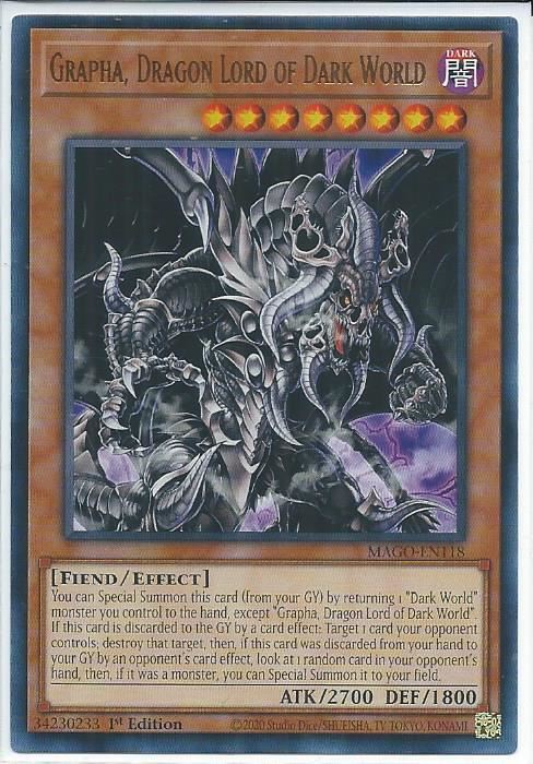 MAGO-EN118 Grapha, Dragon Lord of Dark World - Rare