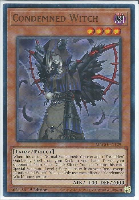 MAGO-EN129 Condemned Witch - Rare
