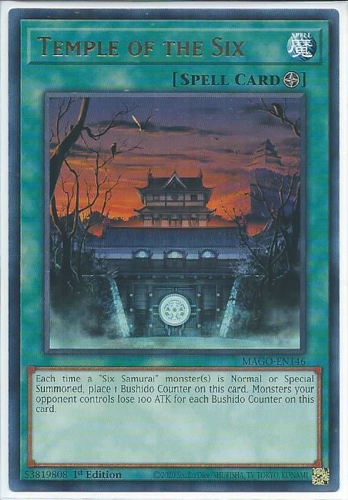 MAGO-EN146 Temple of the Six - Rare