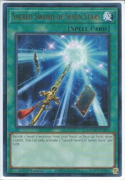MAGO-EN150 Sacred Sword of Seven Stars - Rare