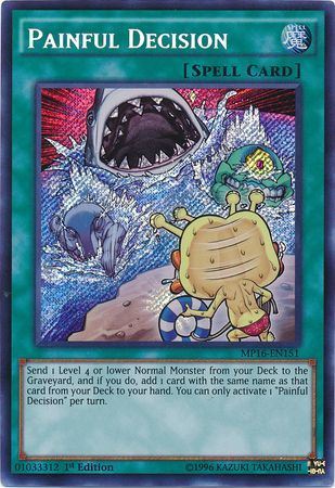 tvni MP16-EN151 - Painful Decision - Secret Rare