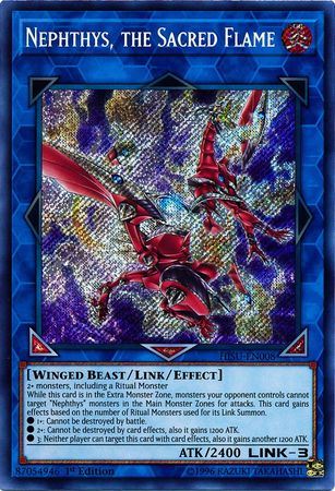 tvni HISU-EN008 - Nephthys, the Sacred Flame - Secret Rare