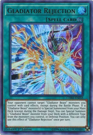 tvni CHIM-EN058 - Gladiator Rejection - Ultra Rare