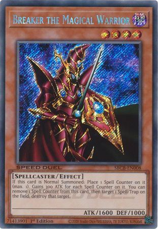 SBCB-EN008 - Breaker the Magical Warrior - Secret Rare