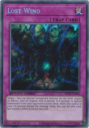 SBCB-EN146 - Lost Wind - Secret Rare