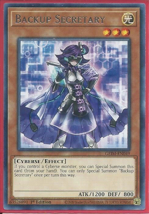 GEIM-EN049 Backup Secretary – Rare