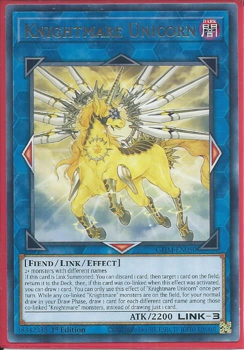 GEIM-EN050 Knightmare Unicorn – Rare |