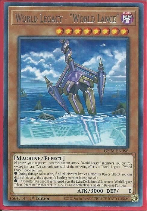GEIM-EN058 World Legacy – “World Lance” – Rare