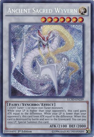 kduys LC5D-EN239 - Ancient Sacred Wyvern - Secret Rare